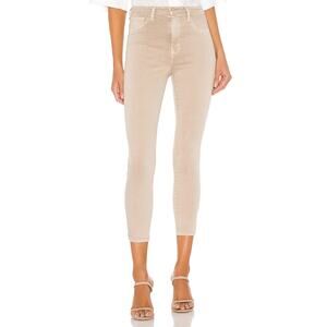 L'Agence 'Margot' Tan High Rise Skinny Denim Jeans Size 25